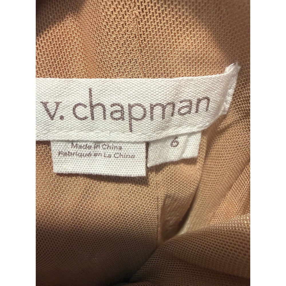 V. Chapman Capulet Midi Dress White Chantilly Lace Corset Bridal Wedding Size 6 - Picture 6 of 11